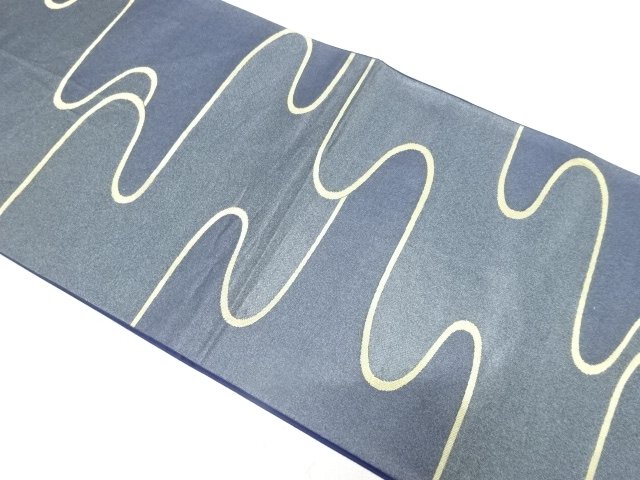 JAPANESE FUKURO OBI / WOVEN EGASUMI PATTERN